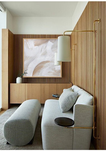 Beigy Tones Akrilik El Yapımı Tablo 90X90 cm modelleri