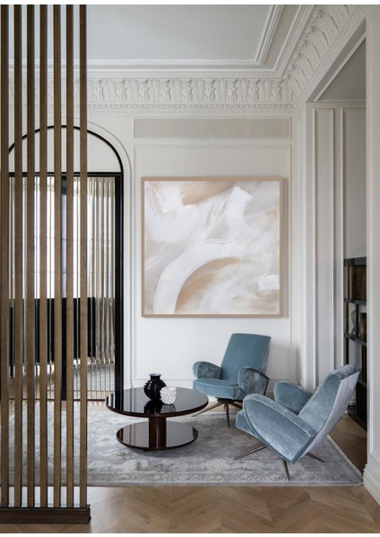 Beigy Tones Akrilik El Yapımı Tablo 90X90 cm fırsatları