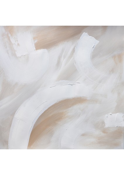 Beigy Tones Akrilik El Yapımı Tablo 90X90 cm indirimleri