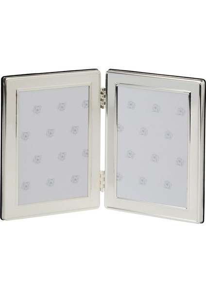 Gümüş Kaplama Çiftli Fotoğraf Çerçevesi