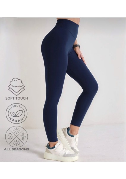 Premium, 4 Mevsim ,yüksek Bel Toparlayıcı Yoga-Günlük-Spor Ultra Soft ve Esnek Kadın Tayt