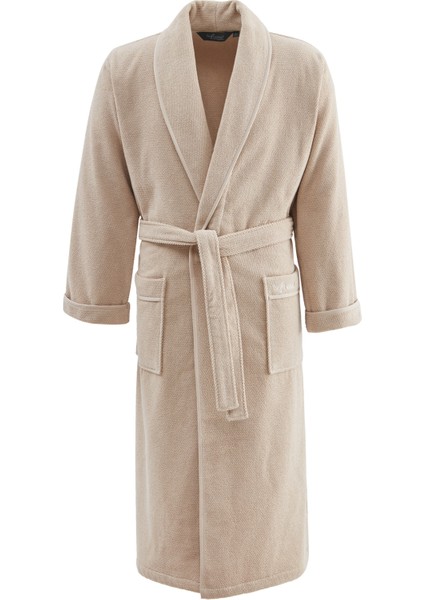 Lord Bej Pamuklu Erkek Bornoz