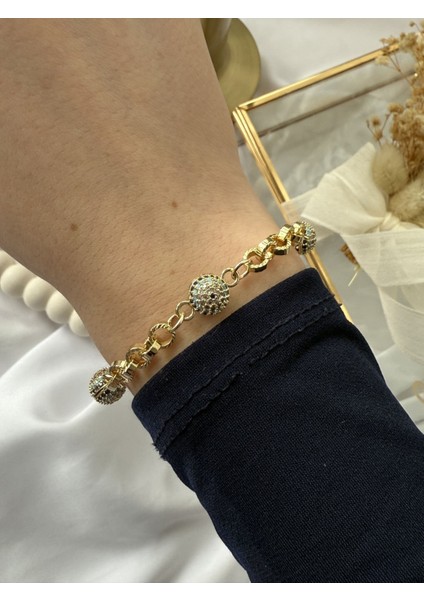 Evil Eye Gold Bileklik