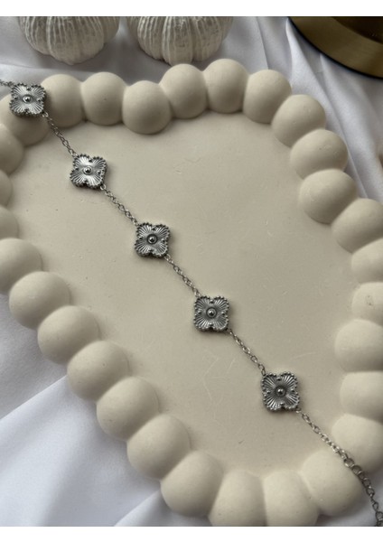 Gümüş Yonca Bileklik fiyatları