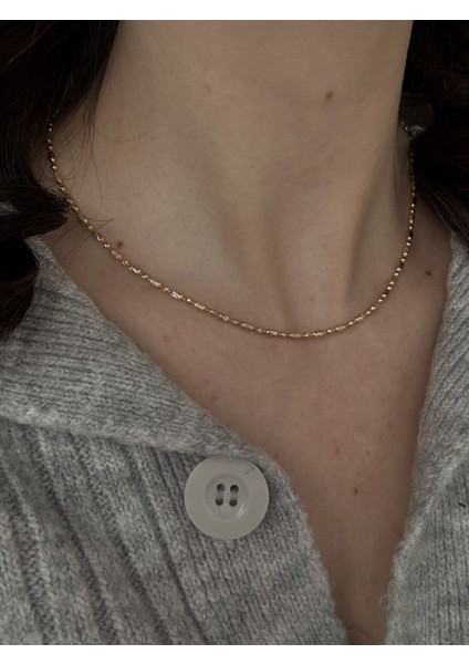 Gold Işıltılı Dorika Kolye fiyatları