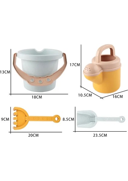 Çocuklar Kum Plaj Oyuncakları Simülasyon Ice Cream Cake Model Buldozer Plaj Kovası Saman Saman Yazı Deniz Kum Suyu Oyun Gamecolor: STF00476 A (Yurt Dışından)