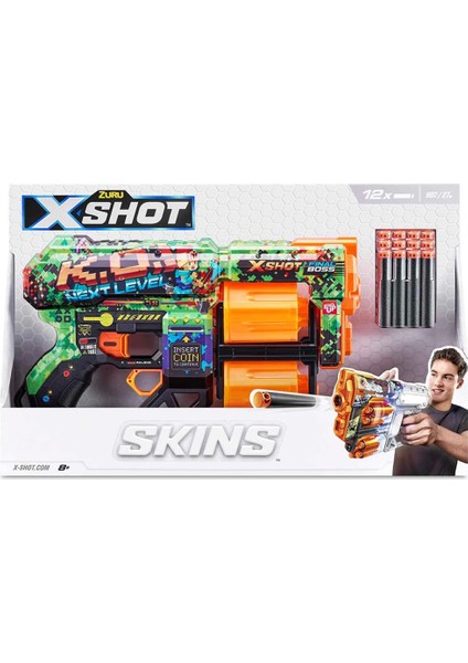 X-Shot Excel Skins Dread Blaster 12 Dartlı modelleri