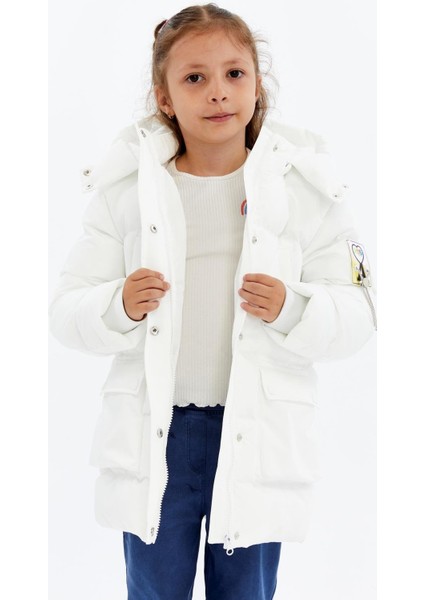 Kız Çocuk Kalın Kışlık Kapüşonlu Kaban 51349 fiyatları