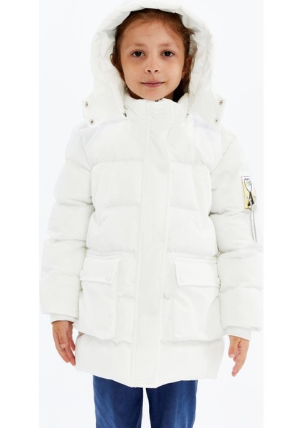 Kız Çocuk Kalın Kışlık Kapüşonlu Kaban 51349 fırsatları