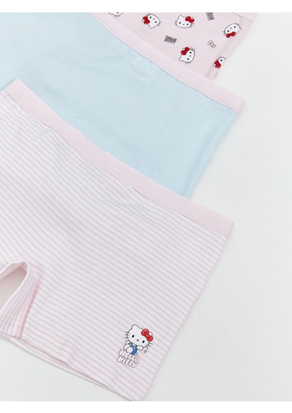 Yeni Sezon Hello Kitty Baskılı Kız Çocuk Boxer 3'lü modelleri