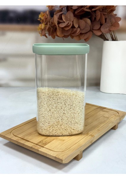 Nuevo 1500 ml Vakum Kapaklı Saklama Kabı