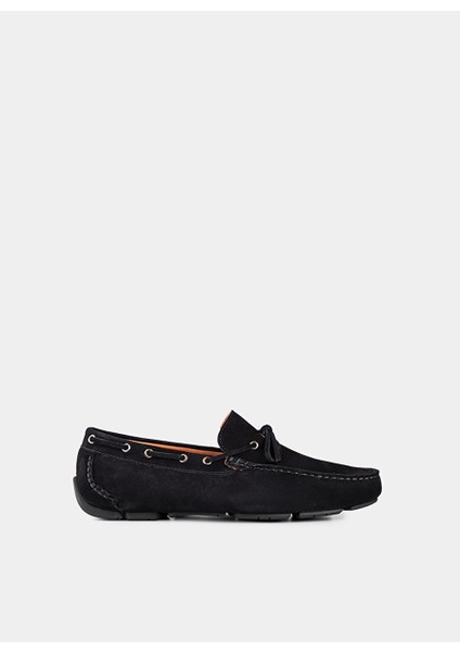 Erkek Süet Loafer Ayakkabı Sıyah AY23Y23104_D99 fiyatları
