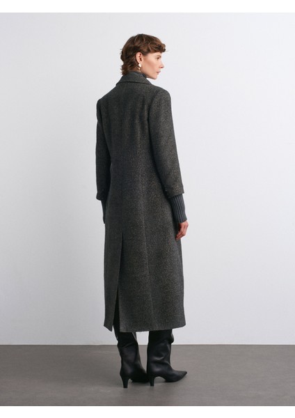 65478 Triko Kol Detaylı Kaban-Antrasit fiyatları