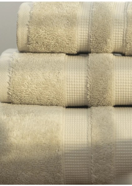 Narciso Ekru Penye Pamuklu Yüz Havlusu 50 x 90 cm fırsatları