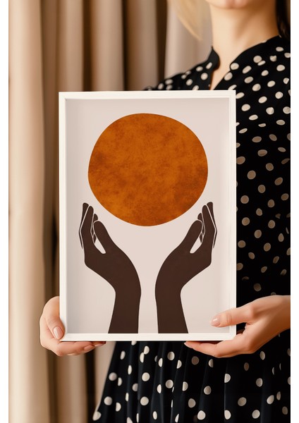 Bohemian Serisi Beyaz Çerçeveli Poster, Tablo No:34 modelleri
