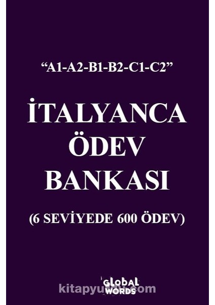 Italyanca Ödev Bankası 6 Seviyede 600 Ödev