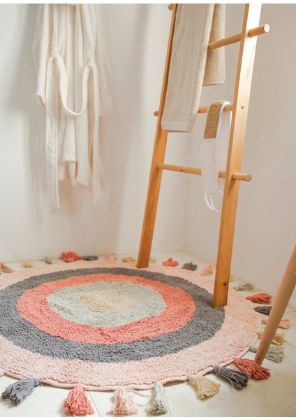 Laura Pembe Banyo Paspası 100X100 cm fırsatları