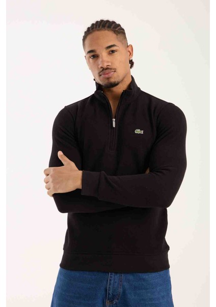 Yarım Fermuar Siyah Regular Fit fiyatları