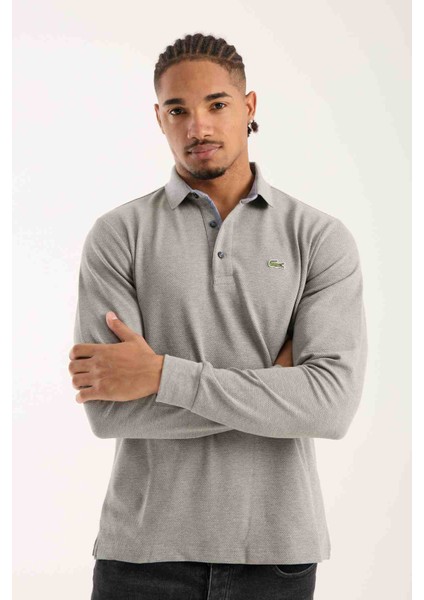 Polo Uzun Kol Gri Regular Fit indirimleri