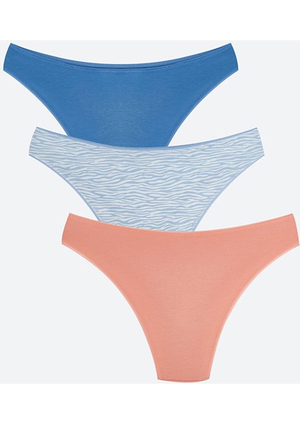 Yeni Sezon Desenli Brazilian Külot 3'lü fiyatları