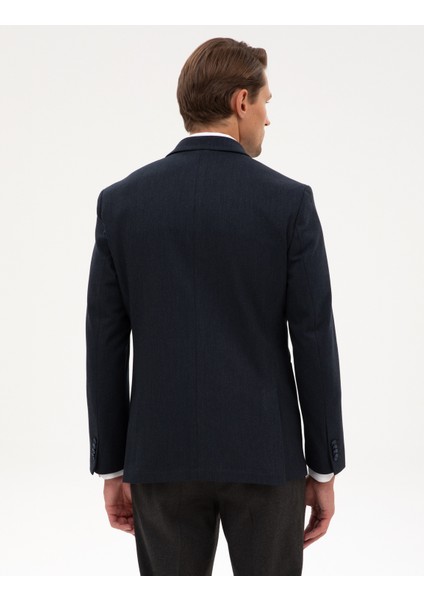 Erkek Lacivert Slim Fit Ceket 50317671-VR033 indirimleri