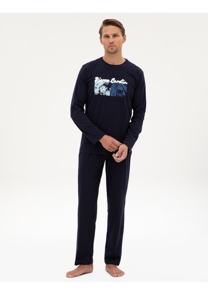 Erkek Lacivert Pijama Takımı 50322631-200