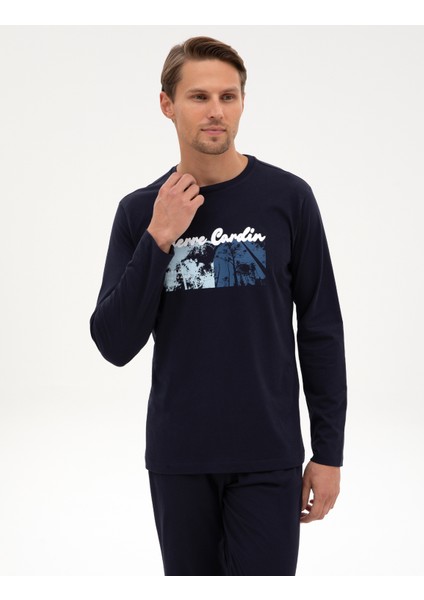 Erkek Lacivert Pijama Takımı 50322631-200 modelleri