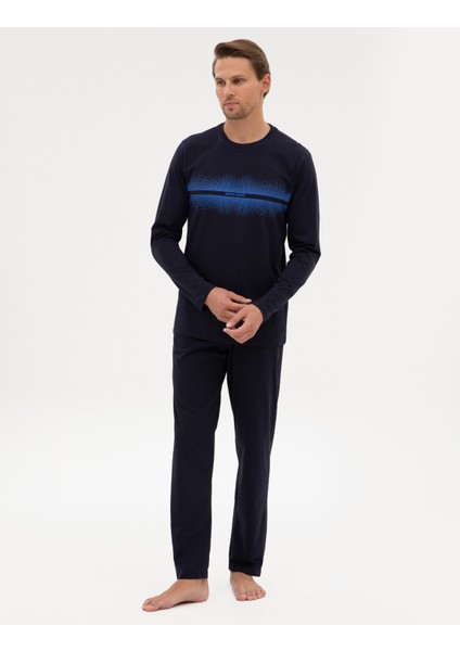 Erkek Lacivert Pijama Takımı 50322634-200