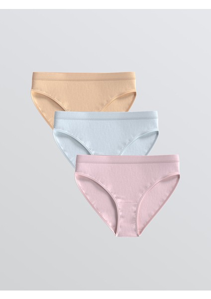 Yeni Sezon Düz Bikini Külot 3'lü