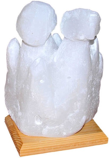 Iki Bacalı Peribacası Şekilli Doğal Kaya Tuzu Lambası Çankırı Kablolu Ampullü Beyaz 4 - 5 kg modelleri