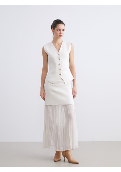 Yeni Sezon V Yaka Kadın Triko Yelek fiyatları