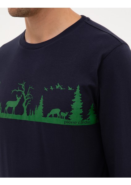 Erkek Lacivert Pijama Takımı 50322636-200