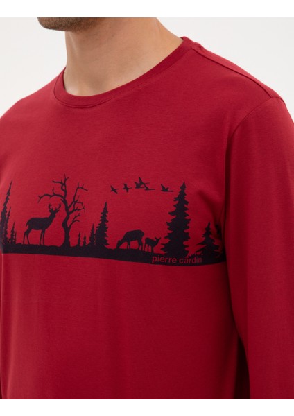 Erkek Bordo Pijama Takımı 50322636-900