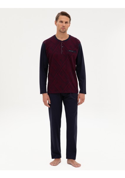Erkek Bordo Pijama Takımı 50322640-900