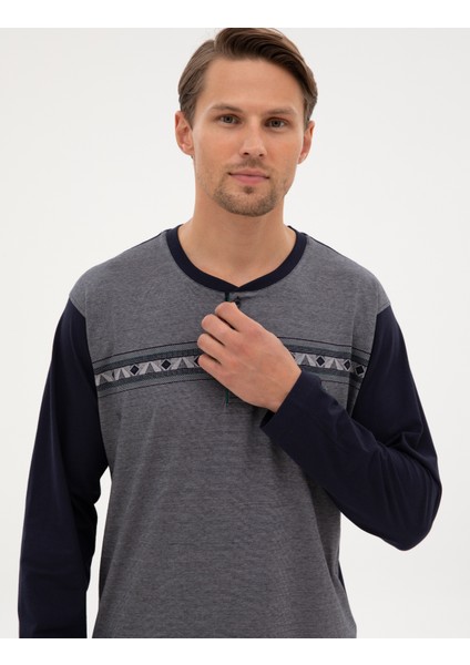 Erkek Lacivert Pijama Takımı 50322651-200 fiyatları