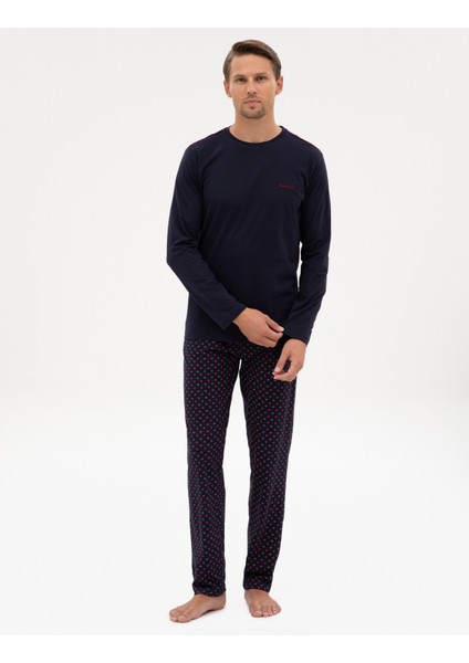 Erkek Lacivert Pijama Takımı 50322633-200