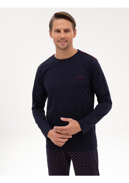 Erkek Lacivert Pijama Takımı 50322633-200 modelleri