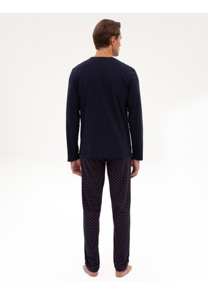 Erkek Lacivert Pijama Takımı 50322633-200 indirimleri