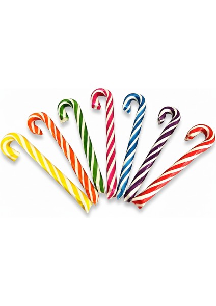 Yılbaşı Baston Şeker 50 Adet Renk Karnavalı Hediyelik fırsatları