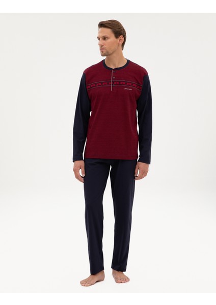 Erkek Bordo Pijama Takımı 50322651-900