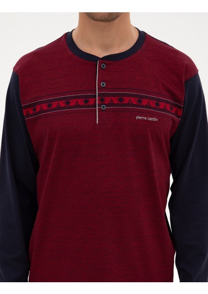 Erkek Bordo Pijama Takımı 50322651-900