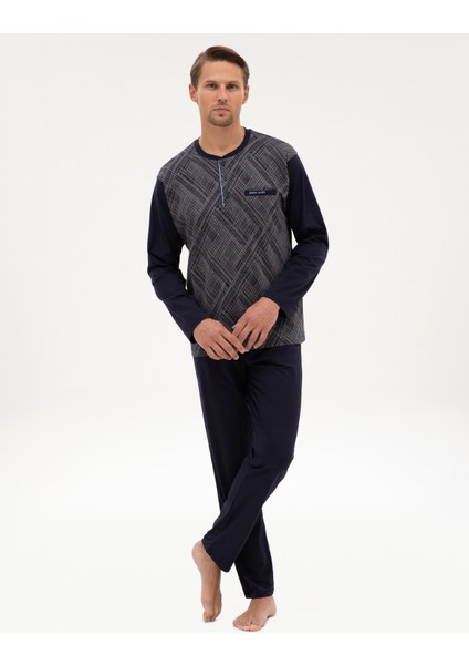 Erkek Lacivert Pijama Takımı 50322640-200