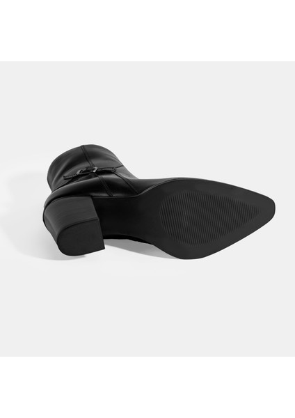 Kadın Kalın Topuklu Deri Bot fiyatları