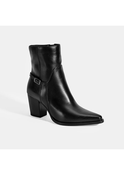 Kadın Kalın Topuklu Deri Bot modelleri