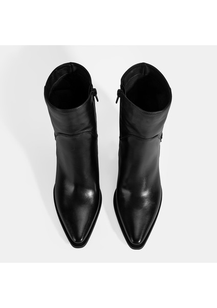 Kadın Kalın Topuklu Deri Bot indirimleri