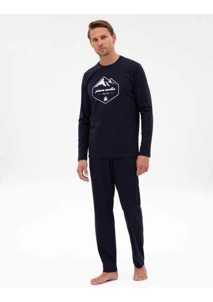 Erkek Lacivert Pijama Takımı 50322632-200