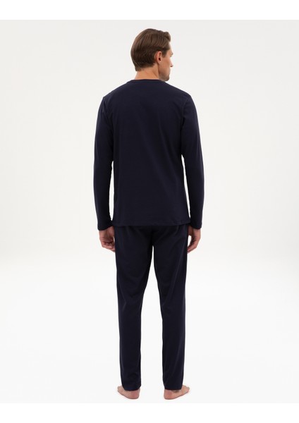 Erkek Lacivert Pijama Takımı 50322632-200 indirimleri