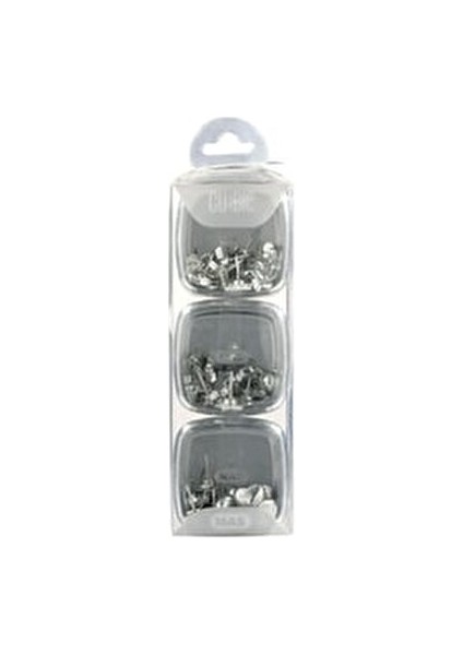 Harita Çivisi 3 Lü Set Cubbie Premium Silver Renkli Toplu İğne Seti