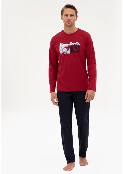 Erkek Bordo Pijama Takımı 50322631-900