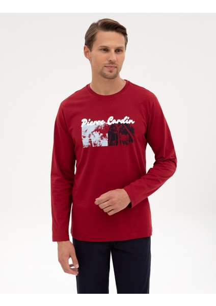 Erkek Bordo Pijama Takımı 50322631-900 modelleri